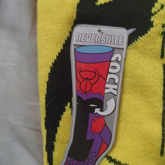 Marvel NWT X-Men Retro Reversible Crew Socks - Picture 4 of 4